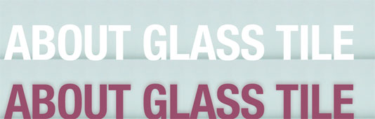 About Glass Tile