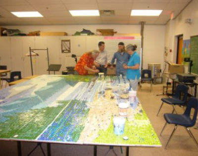 Bill Hoopes: Making a West Coast Mosaic 9 near completion