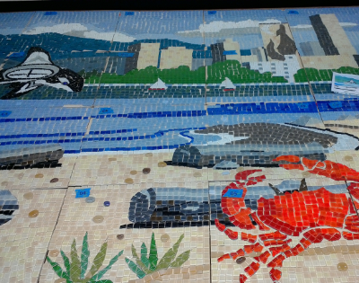 Bill Hoopes: McBride Annex Community Mosaic 6 Place Tiles