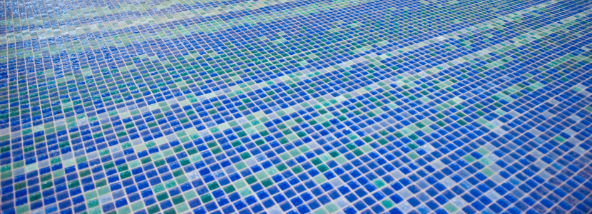Vancouver Convention Centre Floor Mosaic Glass Tiles from Interstyle