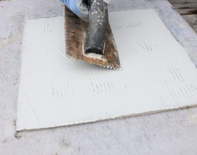 How To Lay Mosaic Tile Sheets About, How Thick Thinset For Mosaic Tile